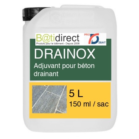 DRAINOX additif pour béton drainant